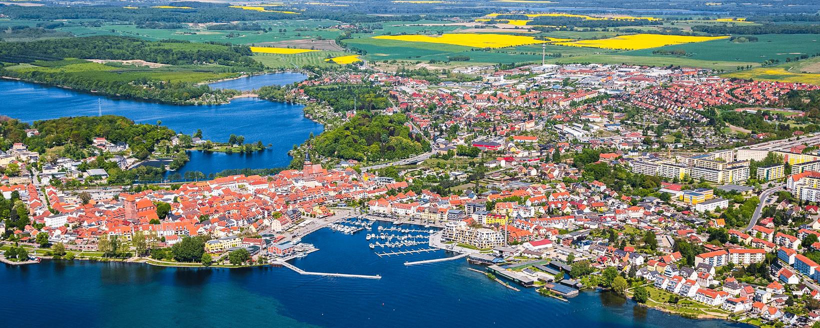 Stadtansicht Waren (Müritz)